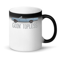 Goin Topless Silver Blue Magic Mug | Artistshot