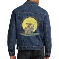 Everything That Exists Must Perish Faded Style Nihilist Design Men Denim Jacket | Artistshot