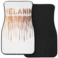 Drippin Melanin For Women Pride  Gifts Black History Month Front Car Mat | Artistshot