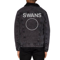 Swans   Hipster Unisex Sherpa-lined Denim Jacket | Artistshot