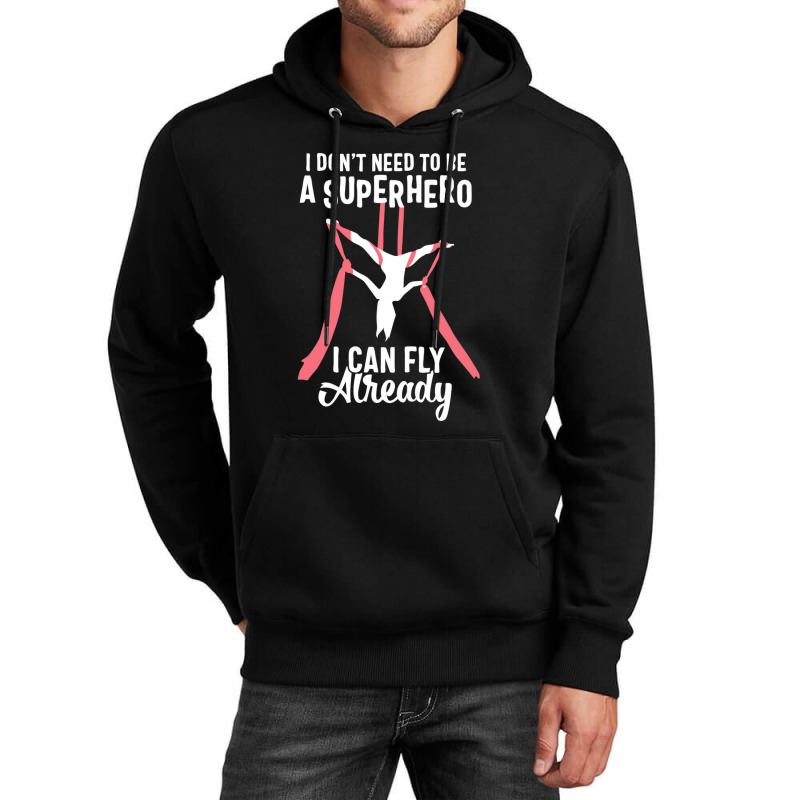 Super Fly Aerialist - Superhero Aerial Silks Tshirt Top Unisex Hoodie by MeganMarieVanLerberghe | Artistshot