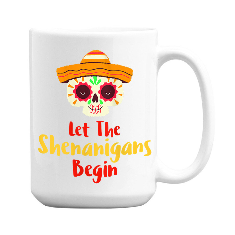 Womens Mardi Gras Outfit For Women Cute Shenanigans Day Of The Dead Ta 15 Oz Coffee Mug | Artistshot