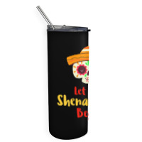 Womens Mardi Gras Outfit For Women Cute Shenanigans Day Of The Dead Ta Skinny Tumbler | Artistshot