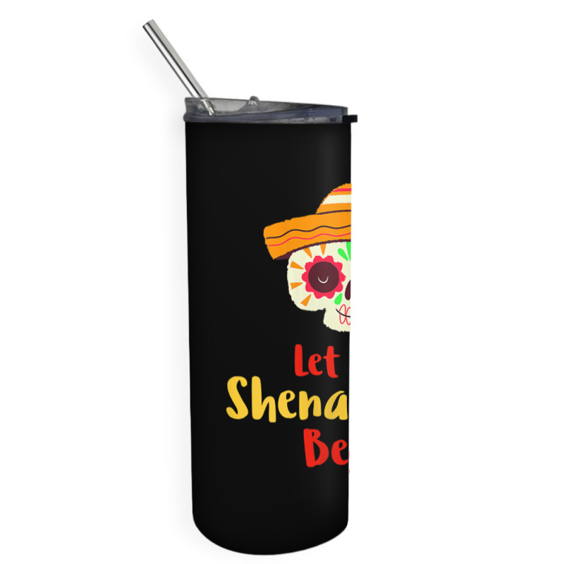 Womens Mardi Gras Outfit For Women Cute Shenanigans Day Of The Dead Ta Skinny Tumbler | Artistshot