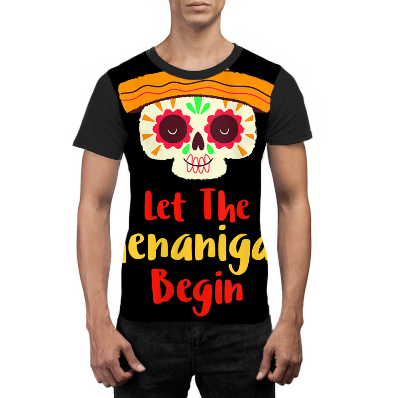 Womens Mardi Gras Outfit For Women Cute Shenanigans Day Of The Dead Ta Graphic T-shirt | Artistshot