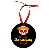 Womens Mardi Gras Outfit For Women Cute Shenanigans Day Of The Dead Ta Ornament | Artistshot