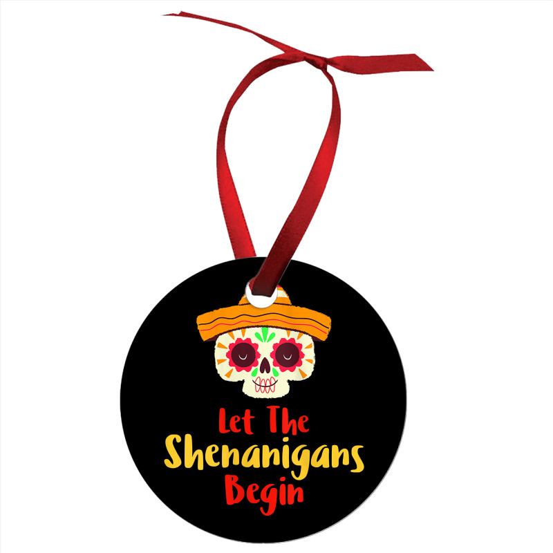 Womens Mardi Gras Outfit For Women Cute Shenanigans Day Of The Dead Ta Ornament | Artistshot