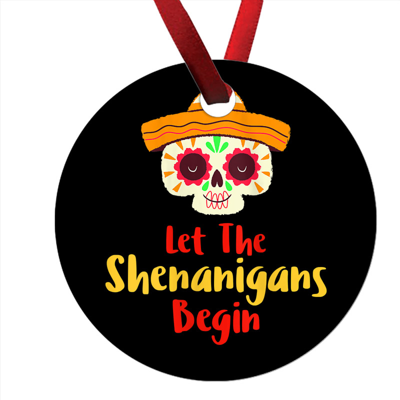 Womens Mardi Gras Outfit For Women Cute Shenanigans Day Of The Dead Ta Ornament | Artistshot