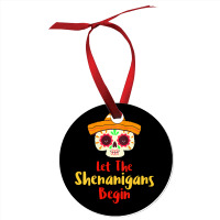 Womens Mardi Gras Outfit For Women Cute Shenanigans Day Of The Dead Ta Ornament | Artistshot