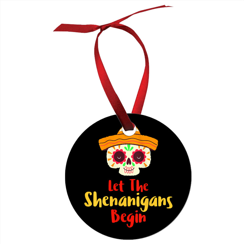 Womens Mardi Gras Outfit For Women Cute Shenanigans Day Of The Dead Ta Ornament | Artistshot