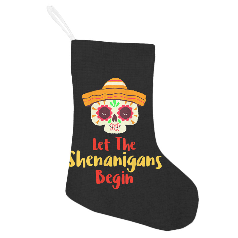 Womens Mardi Gras Outfit For Women Cute Shenanigans Day Of The Dead Ta Holiday Stocking | Artistshot