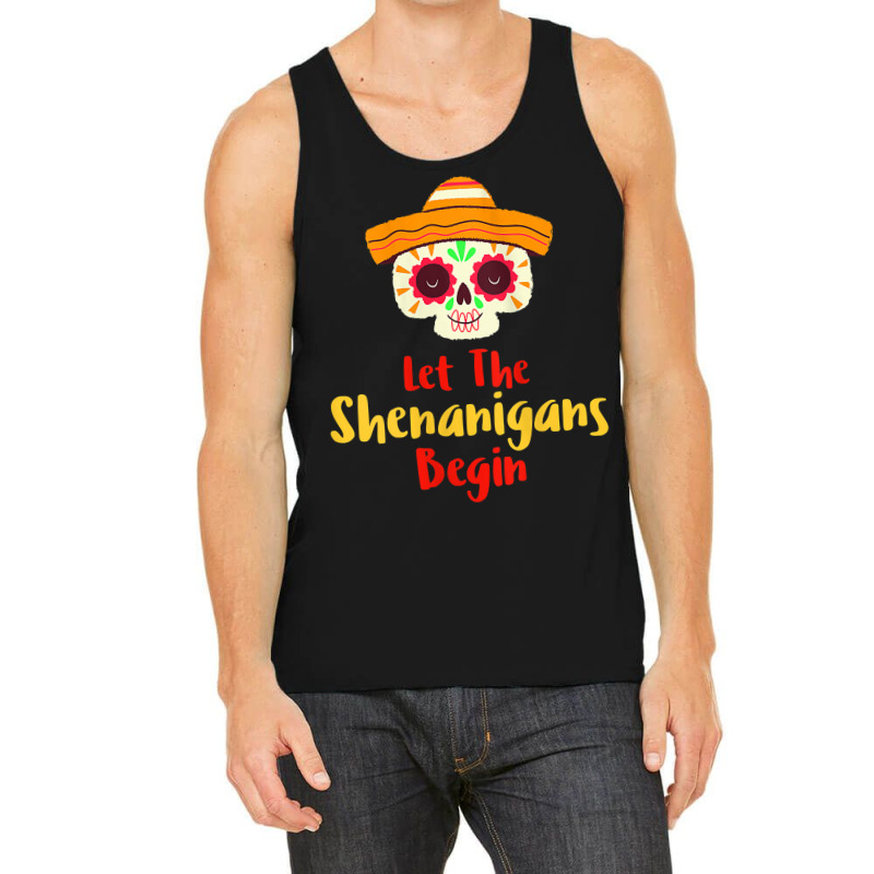 Womens Mardi Gras Outfit For Women Cute Shenanigans Day Of The Dead Ta Tank Top | Artistshot