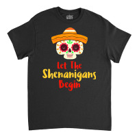 Womens Mardi Gras Outfit For Women Cute Shenanigans Day Of The Dead Ta Classic T-shirt | Artistshot