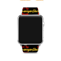 Womens Mardi Gras Outfit For Women Cute Shenanigans Day Of The Dead Ta Apple Watch Band | Artistshot