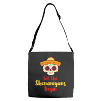 Womens Mardi Gras Outfit For Women Cute Shenanigans Day Of The Dead Ta Adjustable Strap Totes | Artistshot