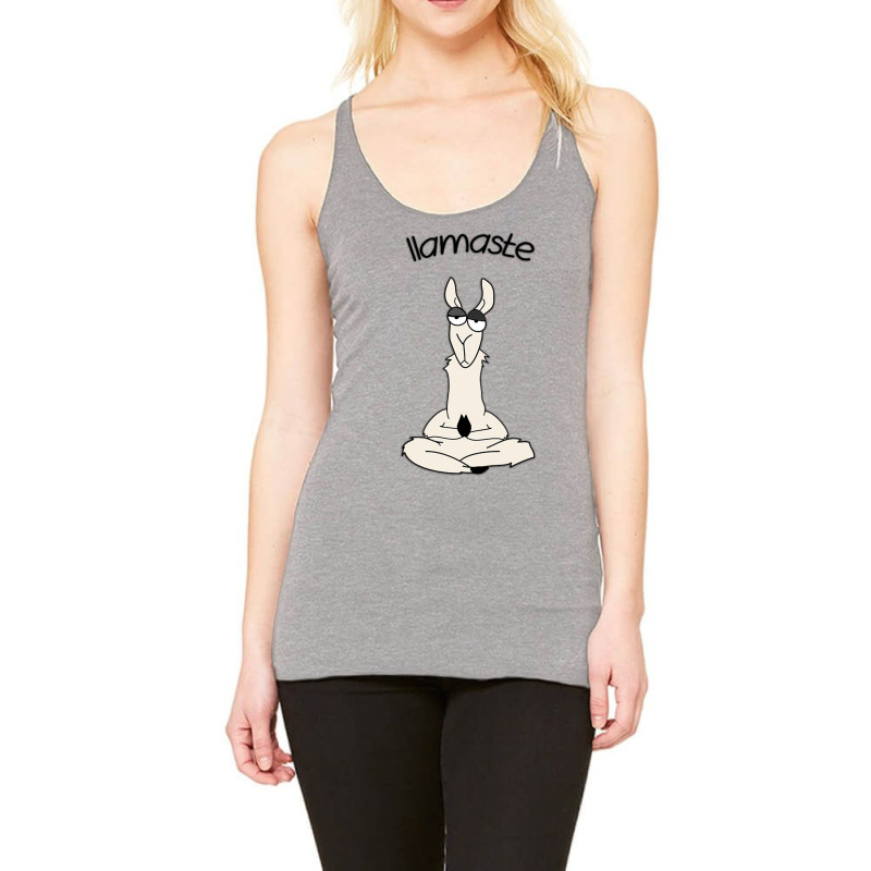 Llamaste Meditation Racerback Tank by brendajackson | Artistshot