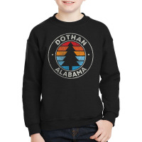 Dothan Alabama Al Vintage Retro 70s Youth Sweatshirt | Artistshot