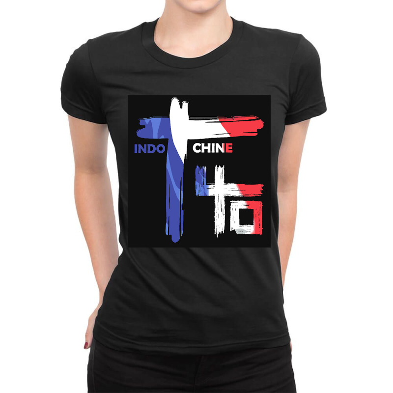 Indochine Ladies Fitted T-Shirt by JohnDavidMay | Artistshot