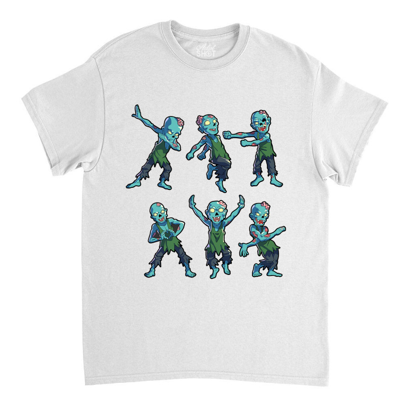 Dancing Zombie Halloween Kids Boys Girls Dabbing Zombie Classic T-shirt | Artistshot