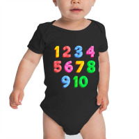 Math Numbers Learning Best Preschool Education Gift Baby Bodysuit | Artistshot