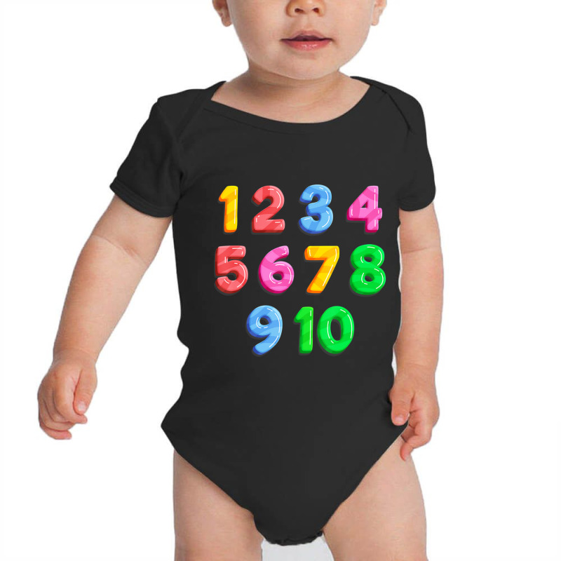 Math Numbers Learning Best Preschool Education Gift Baby Bodysuit by yumgaugeteuda | Artistshot