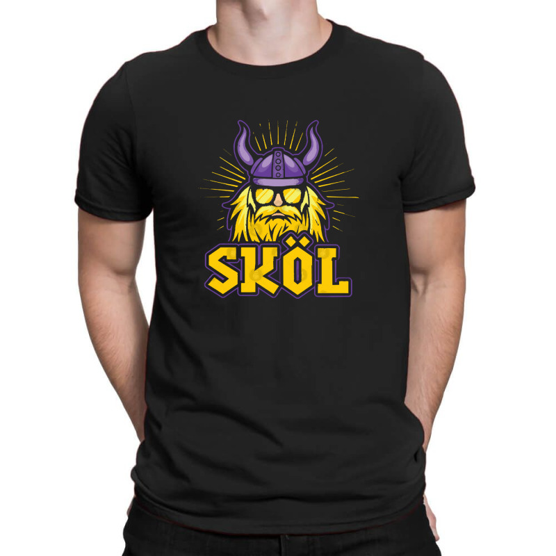 Skol Vikings Nordic Scandinavian Helmet Gift T-shirt | Artistshot