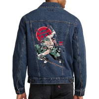 One Piece   Roronoa Men Denim Jacket | Artistshot