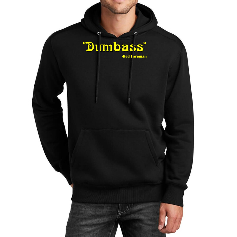 Dumbass 70s Lettering Quote Dumb Ass Unisex Hoodie by michaelyounger19 | Artistshot