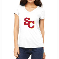 .simpson College Women's V-neck T-shirt | Artistshot