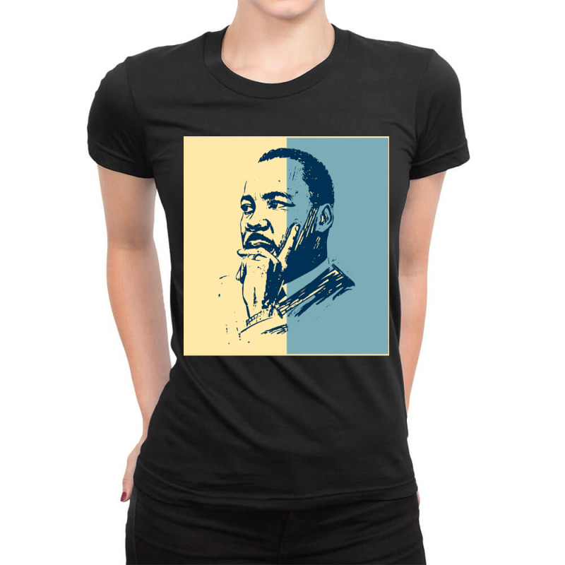 Martin Luther King Jr Ladies Fitted T-Shirt by KyungSavard | Artistshot