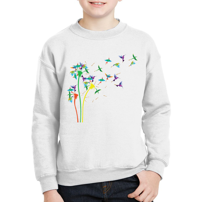 Birds  Flower Fly Dandelion Swallow, Macaw  Funny Birds Lover Youth Sweatshirt by HANANELArtist | Artistshot