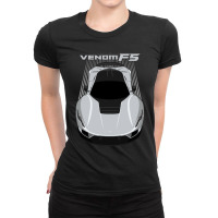 Hennessey Venom F5 Silver Ladies Fitted T-shirt | Artistshot