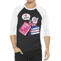 Worm Love Books 3/4 Sleeve Shirt | Artistshot