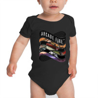 Arcade Fire - Discography Baby Bodysuit | Artistshot