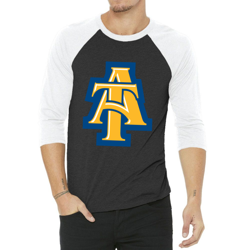 (north Carolina A&t Aggies) 3/4 Sleeve Shirt by Franksynot | Artistshot