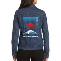 Seven Times Down Eight Times Up Ladies Denim Jacket | Artistshot