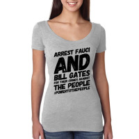 Arrest Fauci Women's Triblend Scoop T-shirt | Artistshot