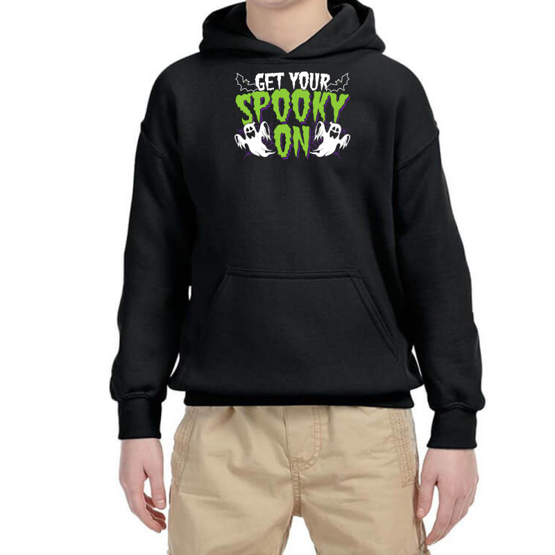 Get Your Spooky On Funny Ghost Halloween Costumes Youth Hoodie by Davidartist | Artistshot