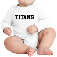 Fun Titans Fan Design Long Sleeve Baby Bodysuit | Artistshot