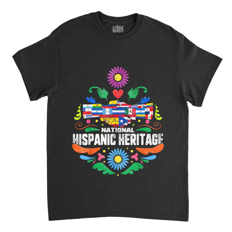 Funny Mexican American Latinos Nicaragua September 16 Gift National Hi Classic T-shirt | Artistshot