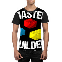 Cool Master Builder Funny Building Blocks Gift Men Women Graphic T-shirt | Artistshot