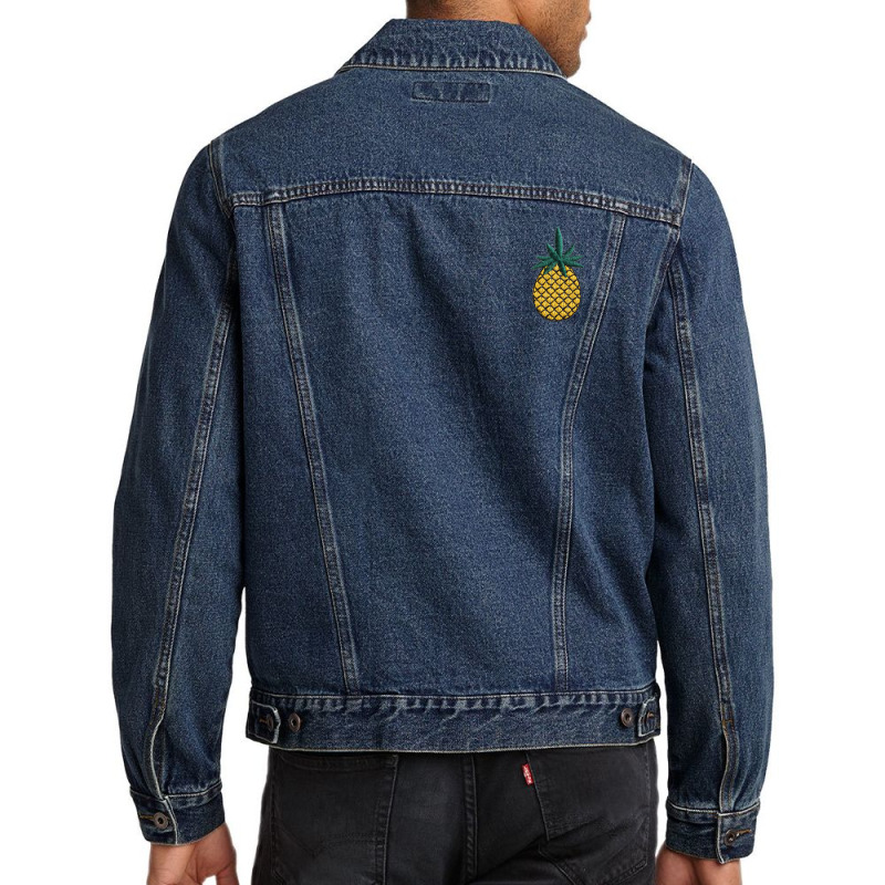 Pineapple Pocket 01 Men Denim Jacket by beningsgarda | Artistshot