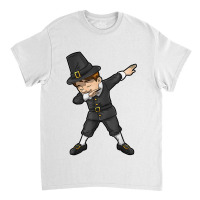 Dabbing Pilgrim Boy Happy Thanksgiving Day Gifts Kids Men Classic T-shirt | Artistshot