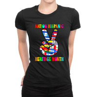 Nation Hispanic Heritage Month Christmas 2023 T Shirt Ladies Fitted T-shirt | Artistshot