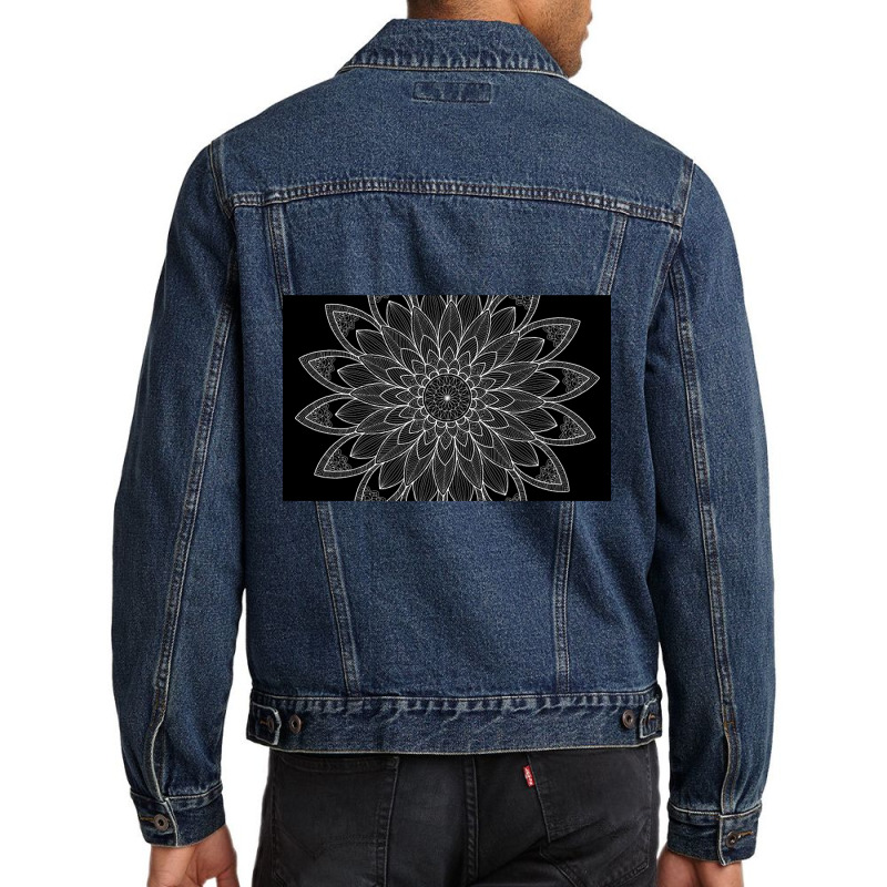 Mandala The Black Series 006 Men Denim Jacket by lykhongduong9enev3 | Artistshot