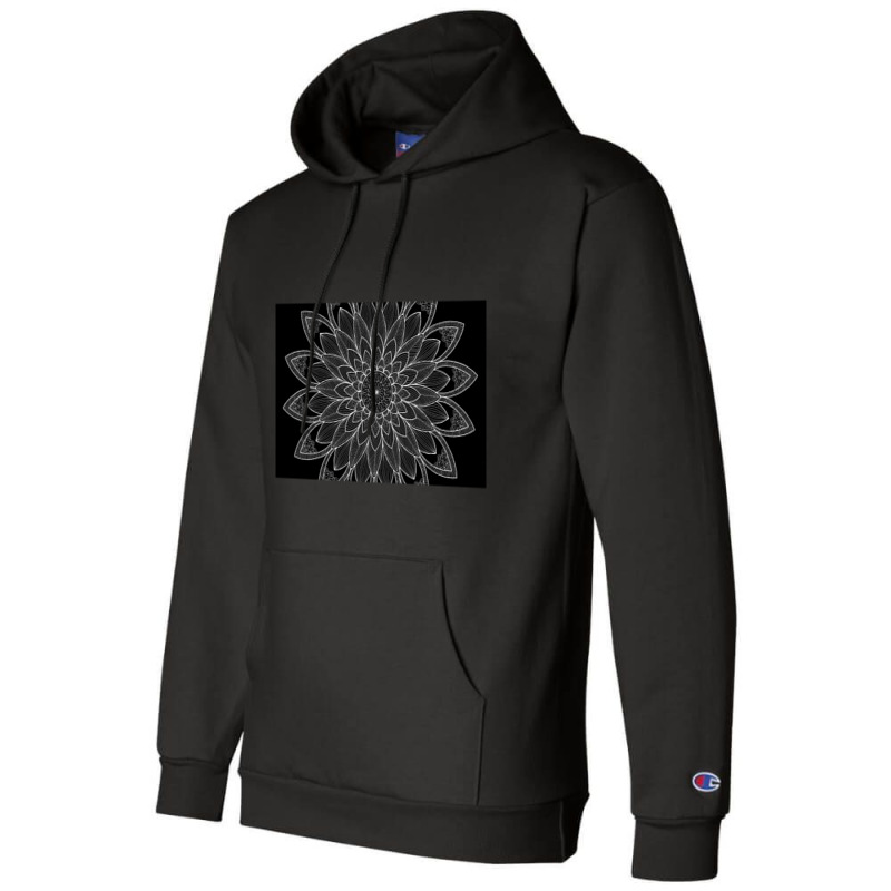 Mandala The Black Series 006 Champion Hoodie by lykhongduong9enev3 | Artistshot