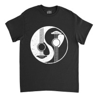 Yin Yang Guitar Acoustic Rock Music Lover Instrument Classic T-shirt | Artistshot