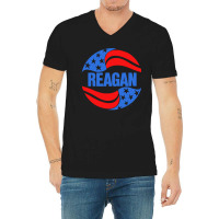 Reagan Retro Faded Style Original Design V-neck Tee | Artistshot