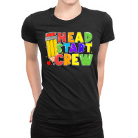 Teacher Early Childhood Education Preschool Head Start Crew Ladies Fitted T-shirt | Artistshot