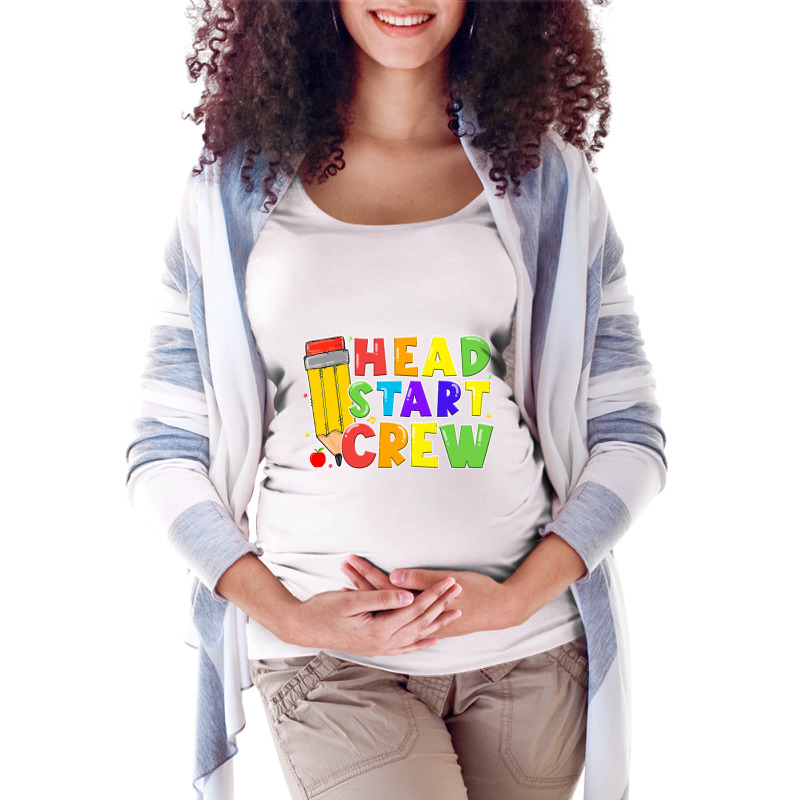 Teacher Early Childhood Education Preschool Head Start Crew Maternity Scoop Neck T-shirt by BarbaraArtist | Artistshot